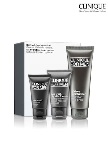 Clinique For Men Skincare Essentials Gift Set For Oily Skin Types (K84861) | £35