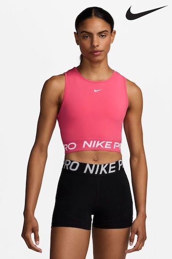 Nike Bright Pink Pro 365 Dri-FIT Cropped Tank Top (K85016) | £33