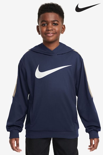 Nike Midnight Navy Sportswear Club+ Overhead Hoodie (K85025) | £45