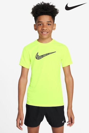 Nike Yellow Volt Dri-FIT Trophy 23 T-Shirt (K85037) | £17