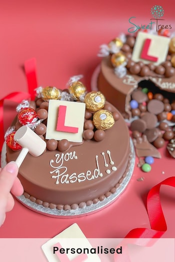 Personalised New Driver Smash Cake by Sweet Trees (K85080) | £38