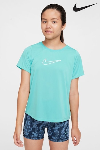 Nike Green Frost One Dri-FIT Short-Sleeve T-Shirt (K85163) | £25