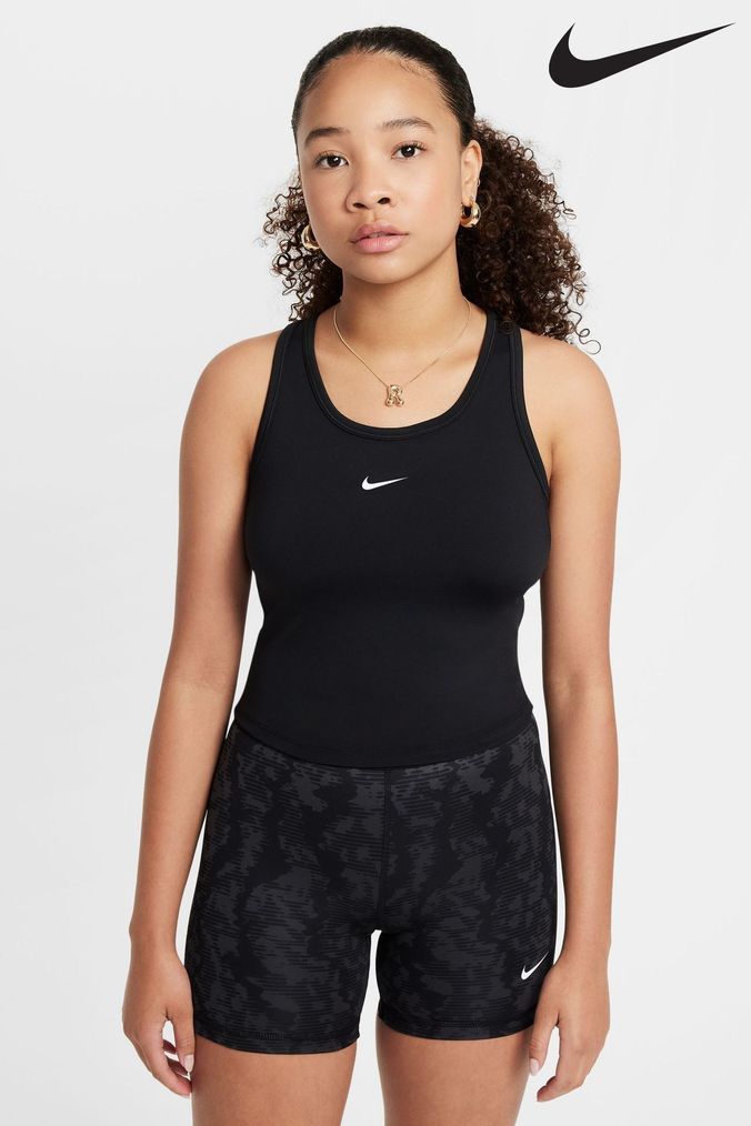Black vest top girls outlet