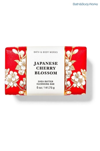 Bath & Body Works Japanese Cherry Blossom Shea Butter Cleansing Bar 5 oz / 141.75 g (K85265) | £11.50