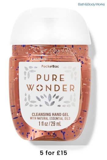 Bath & Body Works Pure Wonder Cleansing Hand Gel 1 fl oz / 29 mL (K85266) | £4