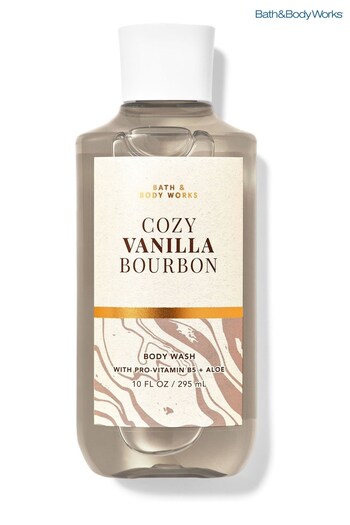 Bath & Body Works Cozy Vanilla Bourbon Body Wash 10 fl oz / 295 mL (K85270) | £16