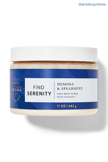 Tutus & Tulle Mesh Mimosa Spearmint Salt Body Scrub 17 oz / 482 g (K85312) | £18