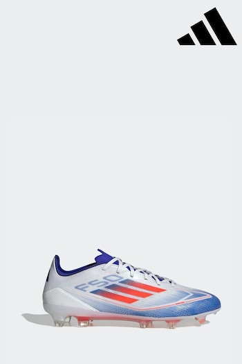 adidas White/Blue/Red F50 Pro Firm Ground Boots (K85406) | £130