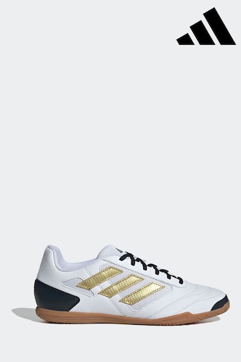 adidas White/Gold Football Boots (K85461) | £45