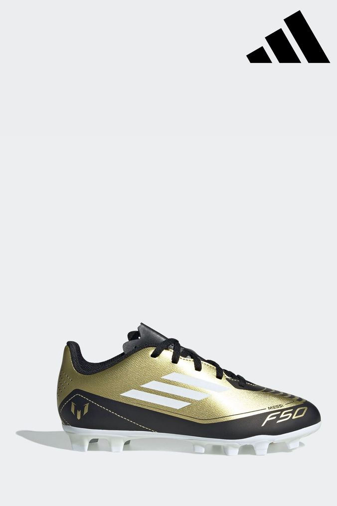 Kids gold adidas football boots cheap