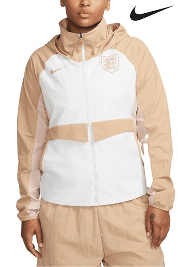 Nike White England Womens AWF Jacket (K85772) | £90