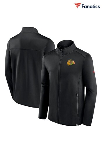 Fanatics NHL Chicago Authentic Pro Fleece Full Zip Black Jacket (K85812) | £80