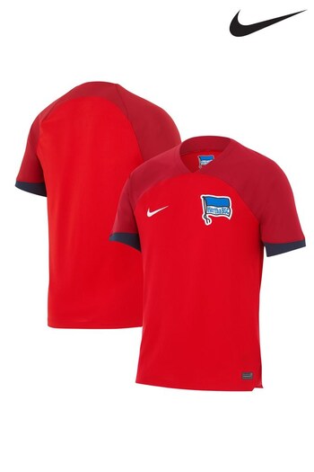 Nike Red Hertha Berlin 3rd Stadium Shirt - 2023-24 (K85829) | £80