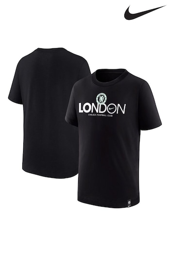 Nike Black Chelsea Mercurial T-Shirt Kids (K85830) | £25