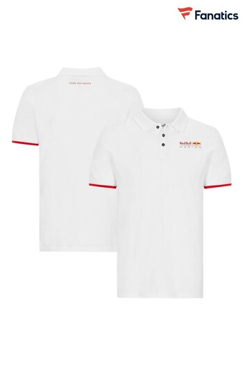 Fanatics Oracle White Bull Racing Classic Polo Shirt (K85833) | £52