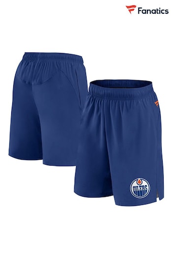 Fanatics Blue NHL Edmonton Oilers Authentic Pro Performance Shorts (K85866) | £50