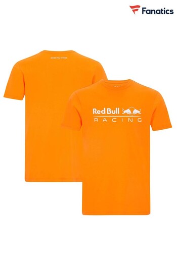 Fanatics Large Orange Oracle Red Bull Racing Logo T-Shirt (K85898) | £30
