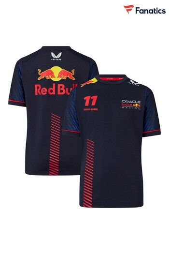 Fanatics Red Oracle Bull Racing 2023 Sergio Perez Team T-Shirt (K85919) | £55