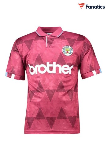 Fanatics Pink Manchester City 1989 Away Shirt (K85950) | £45