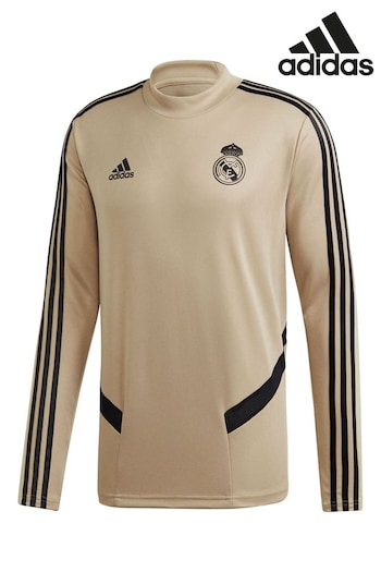adidas Gold Real Madrid Low Sleeve Training Top (K85988) | £63