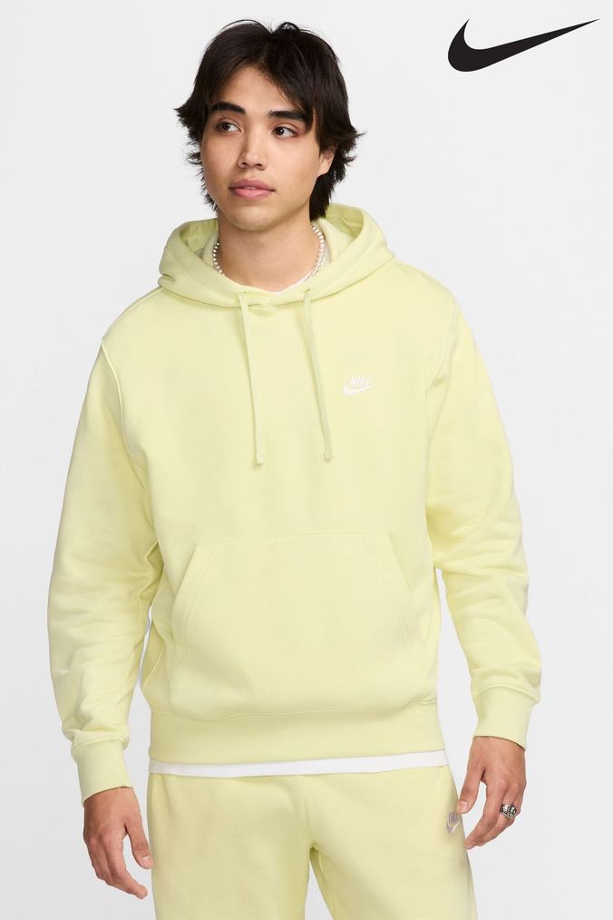 Mens pale yellow hoodie clearance