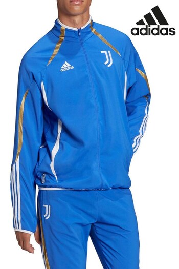 adidas Blue Juventus Teamgeist Woven Jacket (K86004) | £75