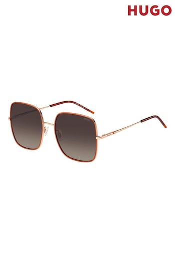 HUGO 1293/S - Gold Square Carrera Sunglasses (K86198) | £135