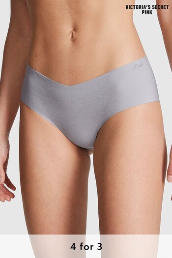 Victoria's Secret PINK Grey Oasis Hipster No Show Knickers (K86327) | £9