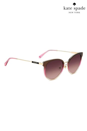 HUGO Pink Kate Spade Ginny/F/S Cat Eye frogskins Sunglasses (K86717) | £169