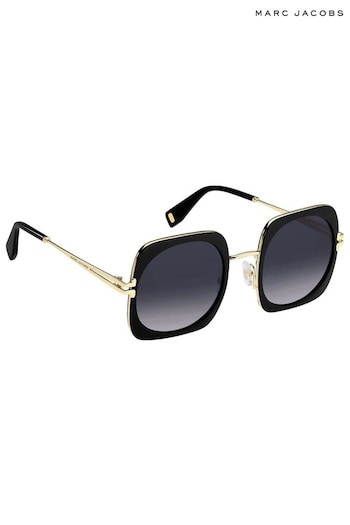 HUGO Marc Jacobs 1101/S Black Square Sunglasses (K86718) | £229