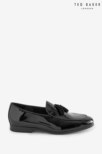Ted Baker Erolll Black Patent Leather Dress Loafers (K86945) | £120