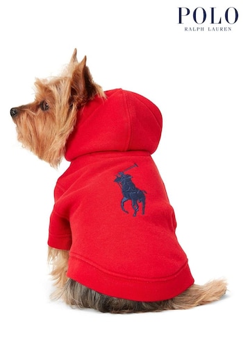 All Tops & T-Shirts Big Red Pony Fleece Dog Hoodie (K86986) | £80