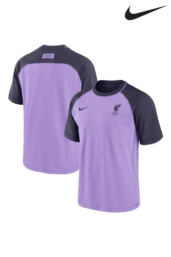 Nike Purple Liverpool Travel FootBall Shirt (K87028) | £50