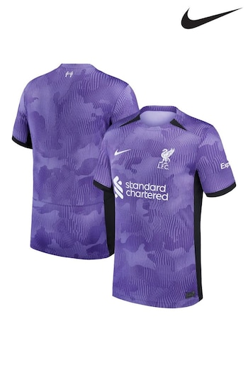 Nike Purple Liverpool 3rd Stadium Shirt 2023-24 (K87051) | £60