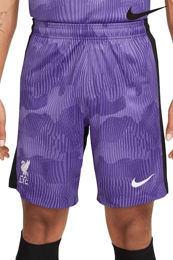 Nike Purple Liverpool 3rd Stadium Shorts 2023-24 (K87054) | £40