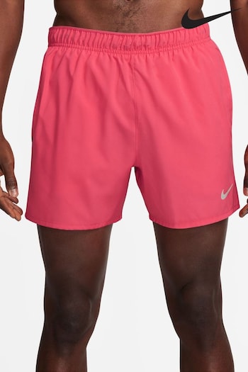 Nike Pink 5 Inch Dri-FIT Challenger 5 inch Brief Lined Running Shorts (K87108) | £35