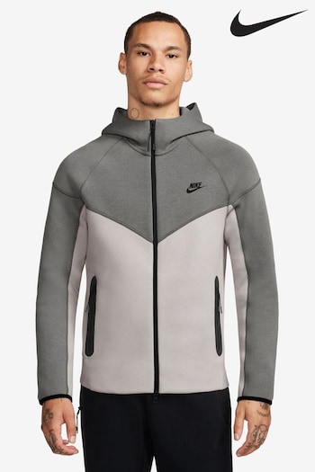 nike Lebronald Grey Tech Fleece Full Zip Hoodie (K87159) | £110