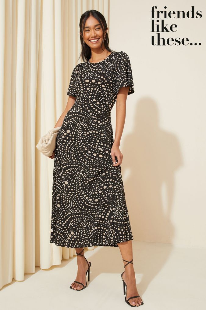 Black Spots Dresses Black Polka Dot Dresses Next UK
