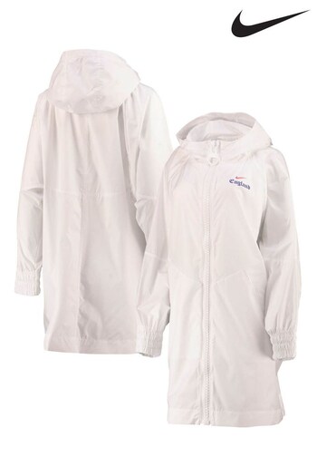 Nike White England Oversized Jacket Womens (K87483) | £135