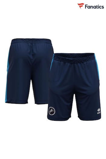 Fanatics Blue Millwall Errea Training Zipped Shorts (K87591) | £25