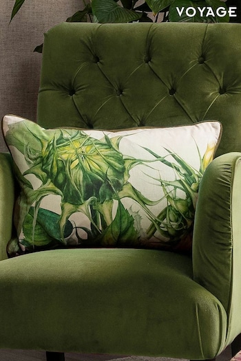 Voyage Fern Easton Floral Piped Cushion (K87627) | £32
