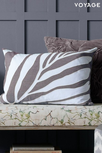 Voyage Lavender Bamboo Floral Cushion (K87653) | £42
