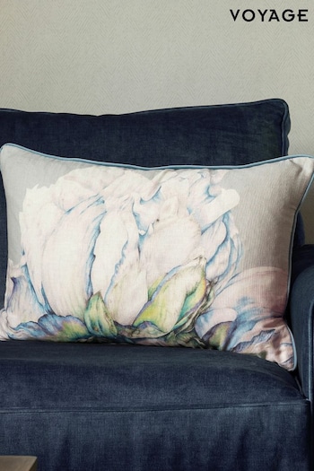 Voyage Bluebell Alston Floral Fringed Cushion (K87664) | £32