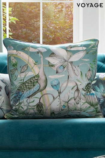 Voyage Emerald Luan Animal Piped Cord Cushion (K87688) | £62