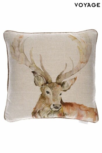 Voyage Linen Gregor Animal Piped Cushion (K87829) | £40