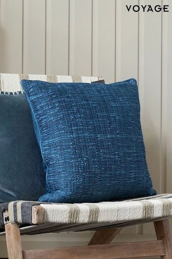 Voyage Bluebell Rainfall Abstract Cushion (K87840) | £28
