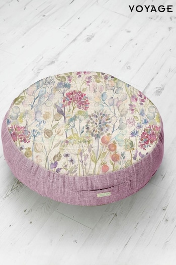 Voyage Multicoloured Hedgerow Floral Floor Cushion (K87908) | £150
