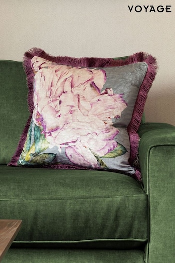 Voyage Lavender Parcevall Geometric Piped Cushion (K87955) | £50