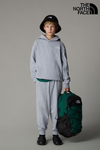 The North Face Grey Boys Teen Oversized Hoodie (K88055) | £55