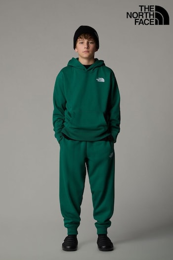 The North Face Green Boys Teen Oversized Hoodie (K88056) | £55